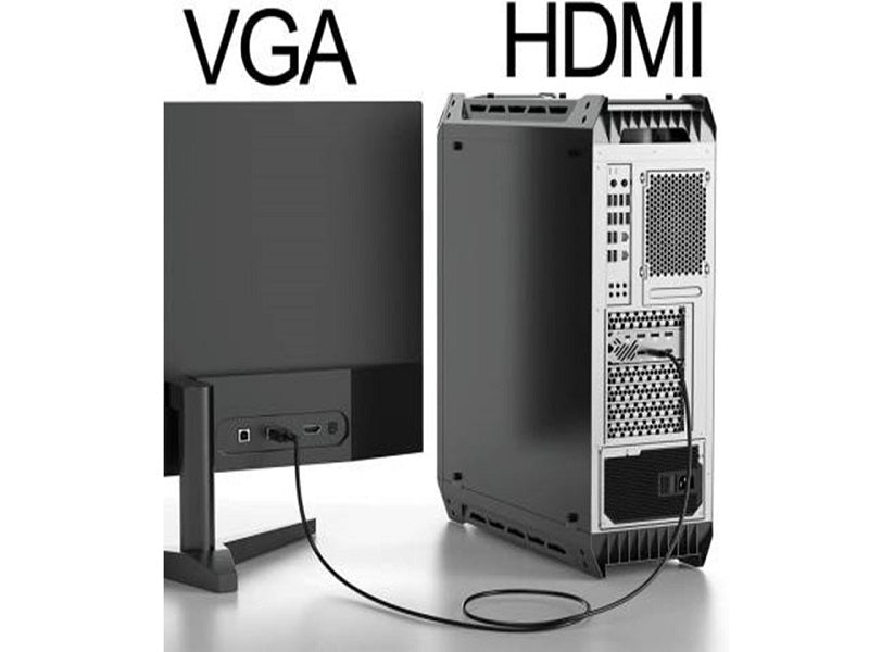 ZATECH Hdmi To Vga Cable 1.8Mtr
