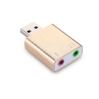 ZATECH HiFi USB 7.1 Channel External Sound Card - Plug and Play, Xear 3D