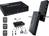 ZATECH Hdmi Matrix 2X2 4K@60Hz