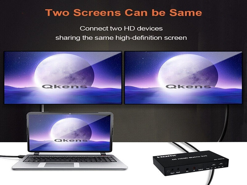 ZATECH Hdmi Matrix 2X2 4K@60Hz