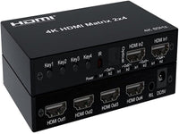 ZATECH Hdmi Matrix 2X4 - 4K@60Hz