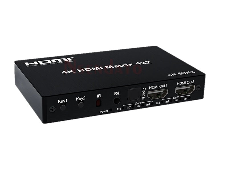 ZATECH Hdmi Matrix 4X2 - 4K@60Hz