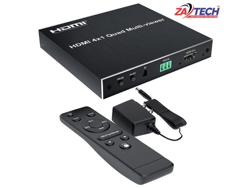 ZATECH Hdmi 4X1 Quad Multiviwer