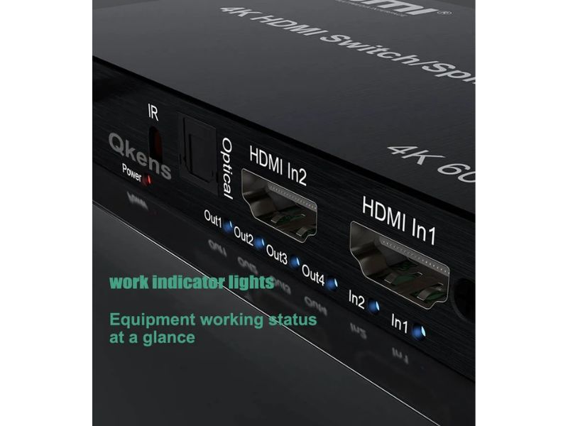 ZATECH 4 Port 4K Hdmi Switch + Rem 60Hz