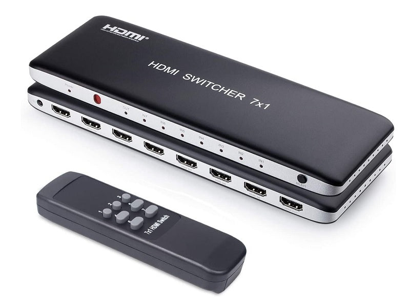 ZATECH 7 Port 4K Hdmi Switch + Rem 60Hz