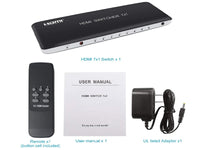 ZATECH 7 Port 4K Hdmi Switch + Rem 60Hz