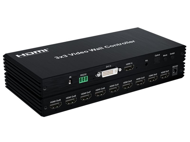 ZATECH 3X3 Hdmi Video Wall Controller