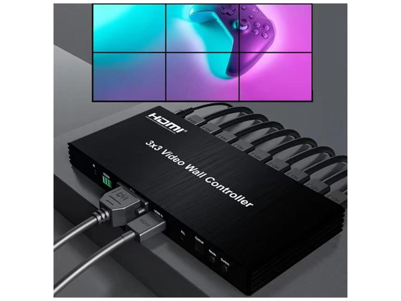 ZATECH 3X3 Hdmi Video Wall Controller
