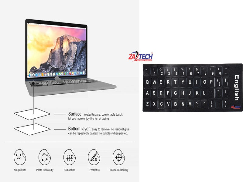 ZATECH Laptop Keyboard Sticker