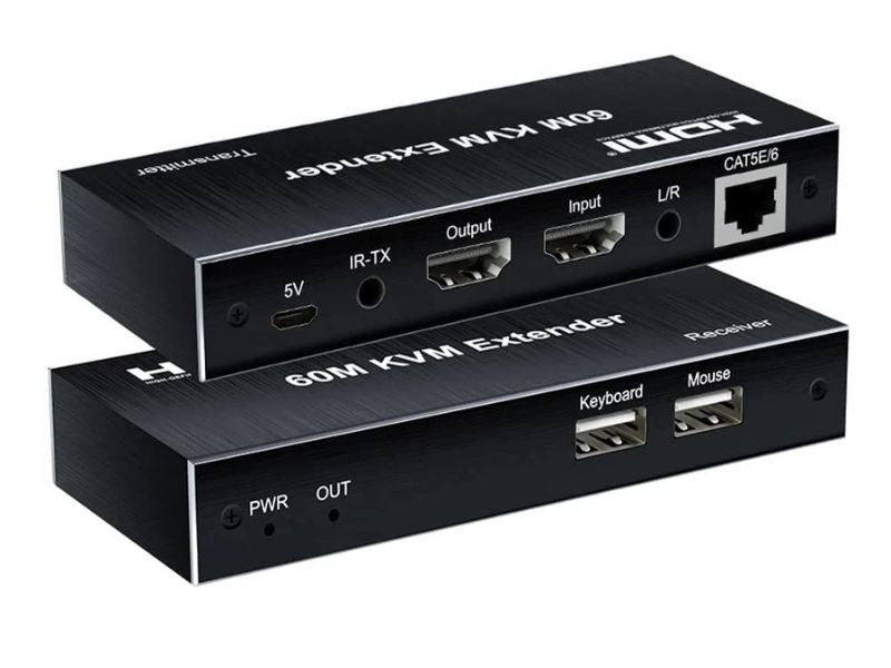 ZATECH 4KHdmi 60M Kvm Extender+Ir + Lr