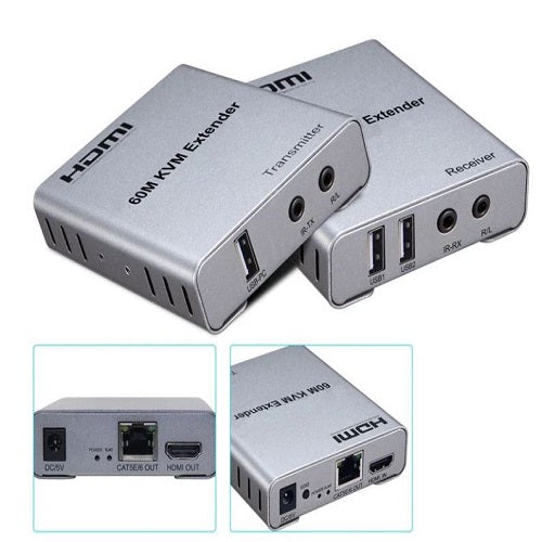 ZATECH Hdmi 60M Kvm Extender With Audio