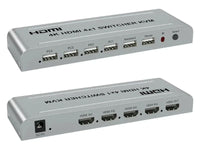 ZATECH Kvm Hdmi Switch 4x1 (4K@60Hz)