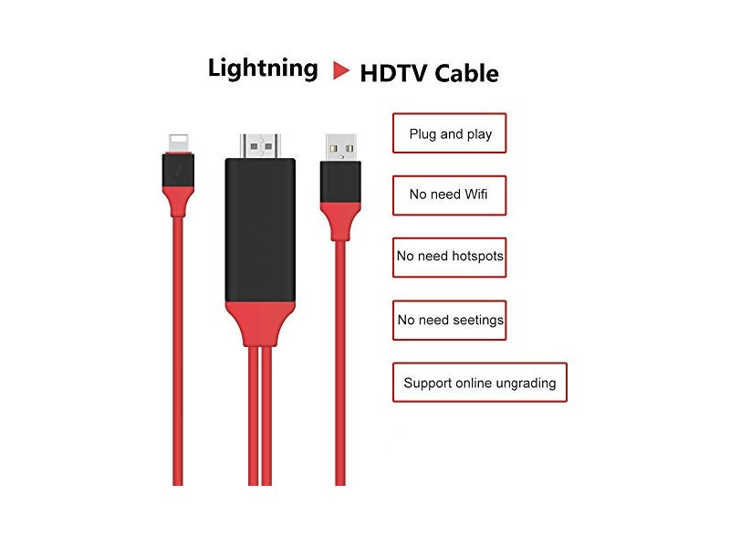 ZATECH Lightning To Hdtv Cable