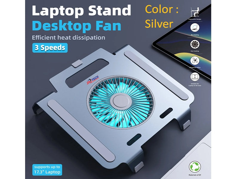 ZATECH Laptop Stand With Electric Fan