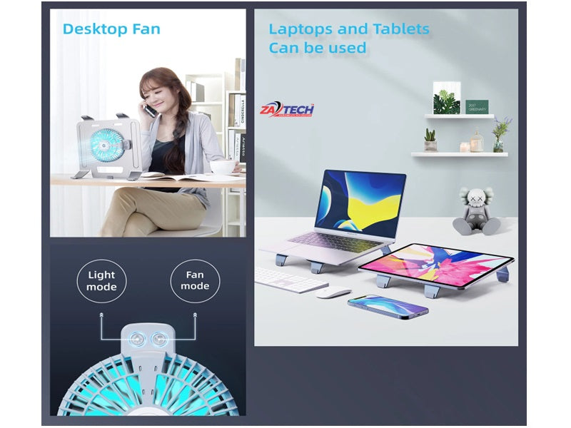 ZATECH Laptop Stand With Electric Fan