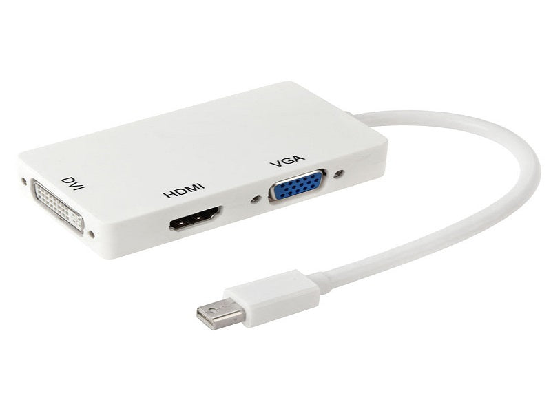 ZATECH Mini Display To Dvi+Hdmi+Vga