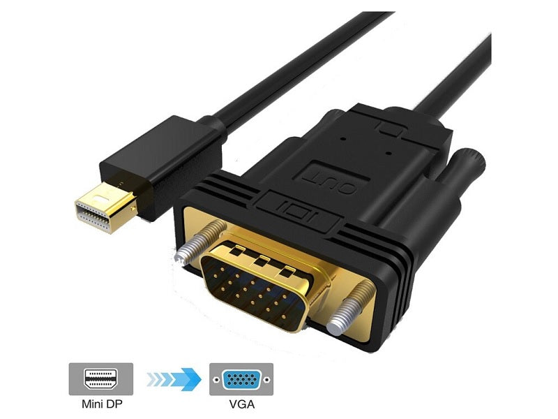 ZATECH Mini Display To Vga 1.8 Mtr Cable