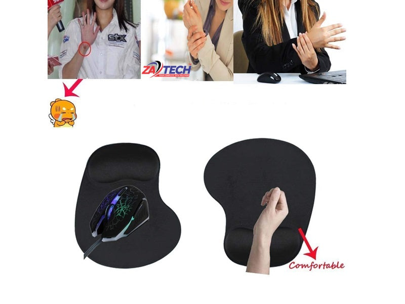 ZATECH Mouse Pad With Gel Wrist Sup F-02