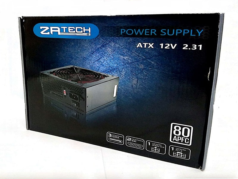 ZATECH 500 Watts Computer Power Supply