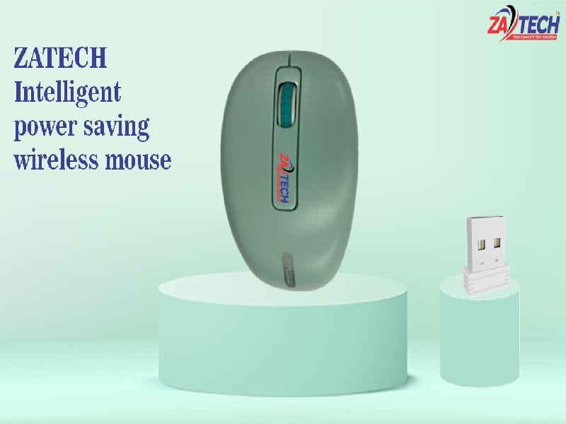 ZATECH Wireless Mouse Q10 Green