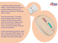 ZATECH Wireless Mouse Q10 Purple