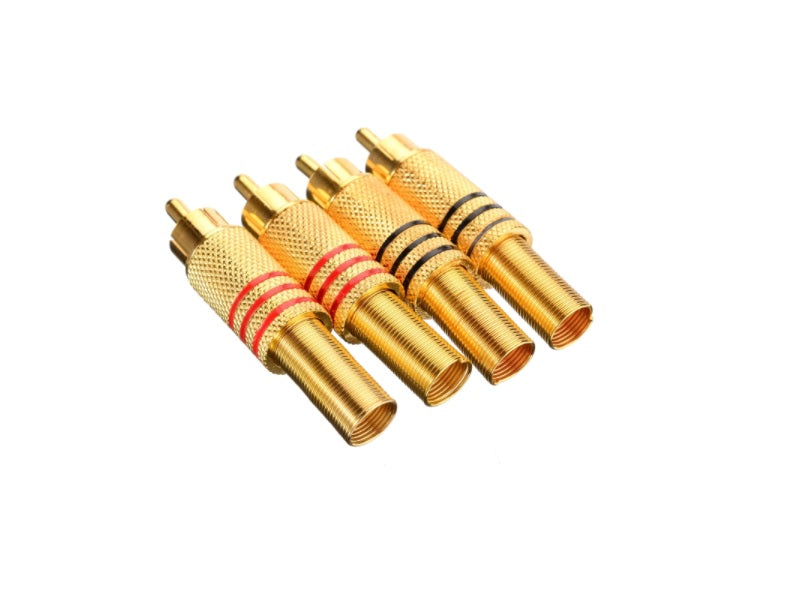 ZATECH Rca Connector Gold X 1 Pcs