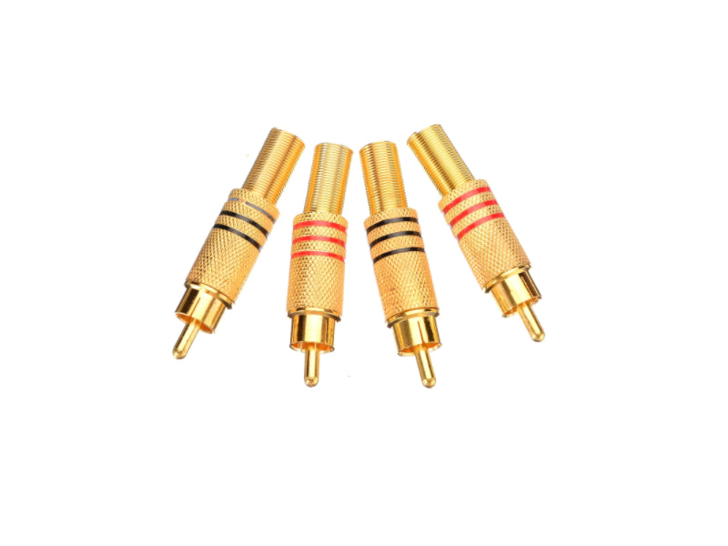 ZATECH Rca Connector Gold X 1 Pcs