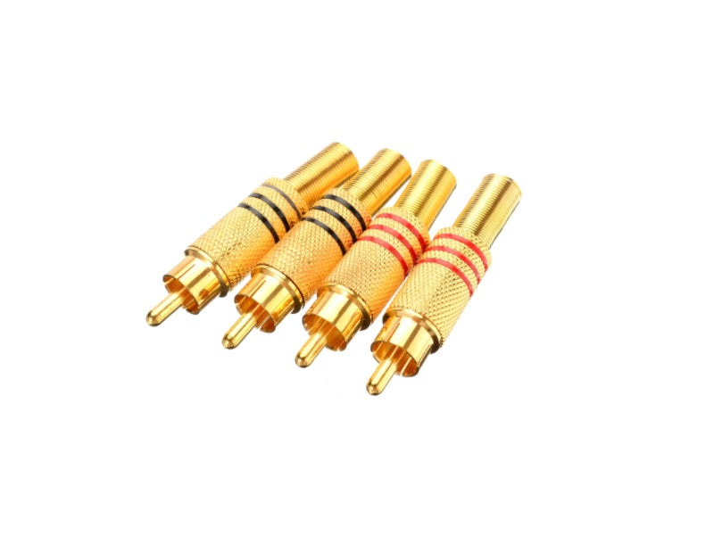 ZATECH Rca Connector Gold X 1 Pcs