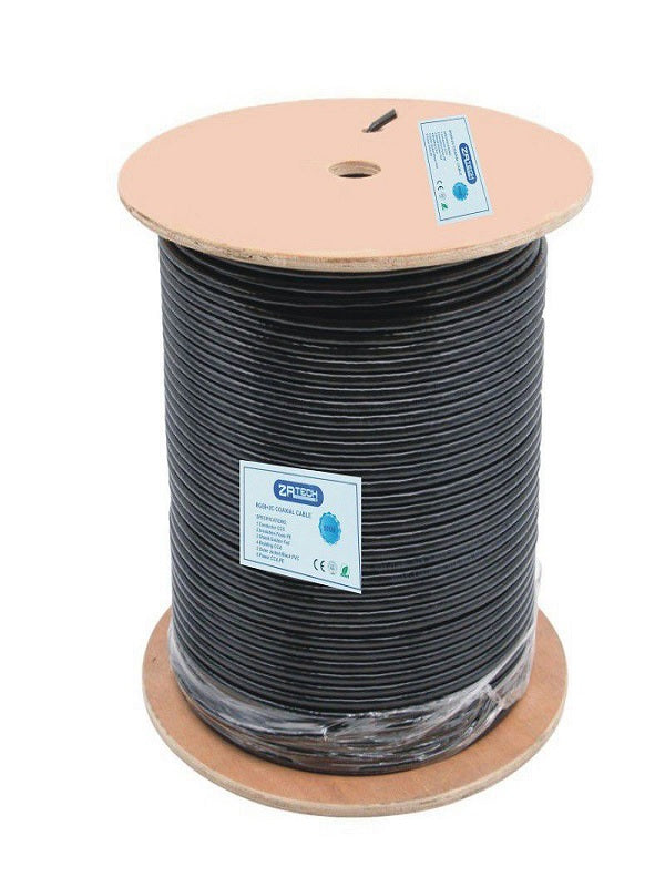 ZATECH Rg59+2C Black 32 Approx 500 Mtr