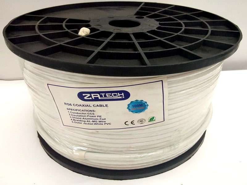ZATECH Rg6 High Quality 144 Braid