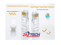 ZATECH Rj45 -Cat6  Connector 100 Pck