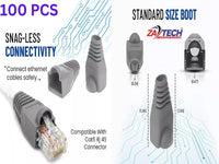 ZATECH Rj45 Rubber Boots X 100