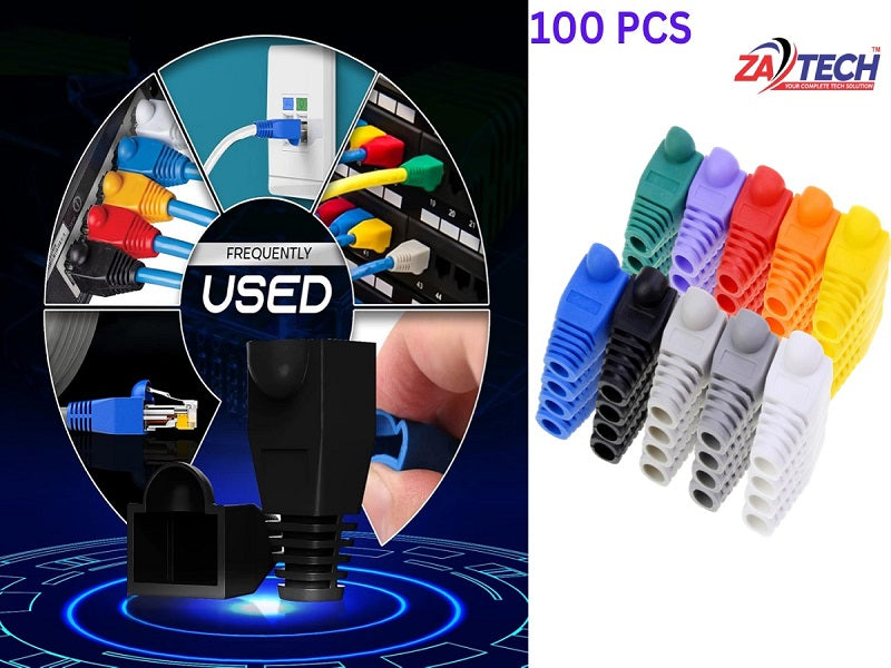 ZATECH Rj45 Rubber Boots X 100