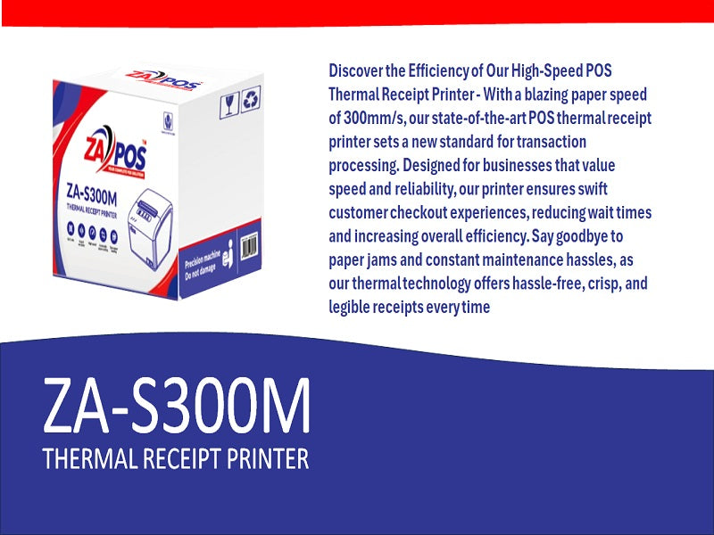ZAPOS Rs232+Usb+Lan Pos Thermal Printer