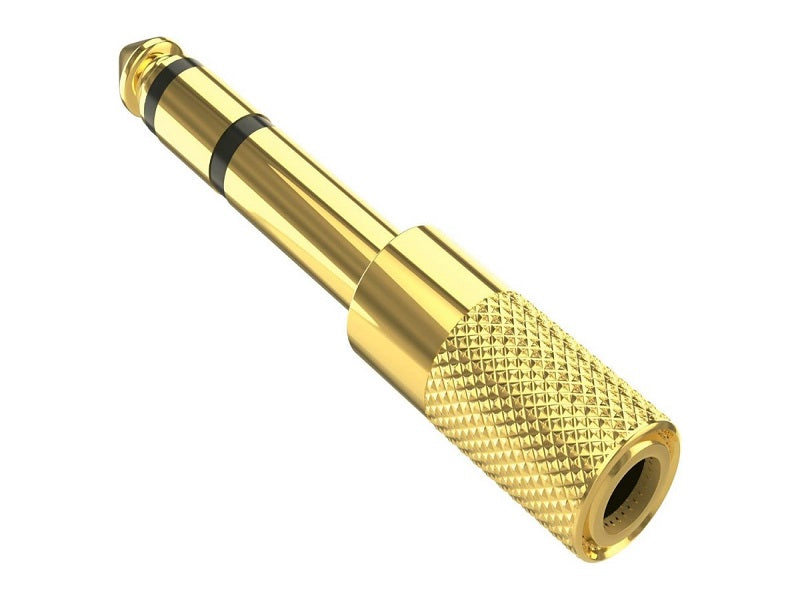 ZATECH Gold Stereo 6.5 Male To 3.5 Femal