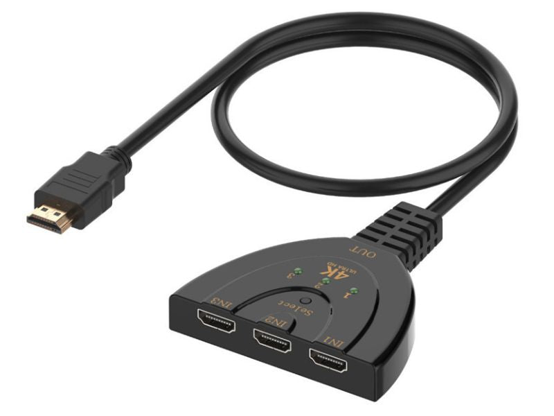 ZATECH 4K 3 Port Hdmi Switcher