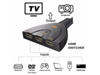 ZATECH 4K 3 Port Hdmi Switcher