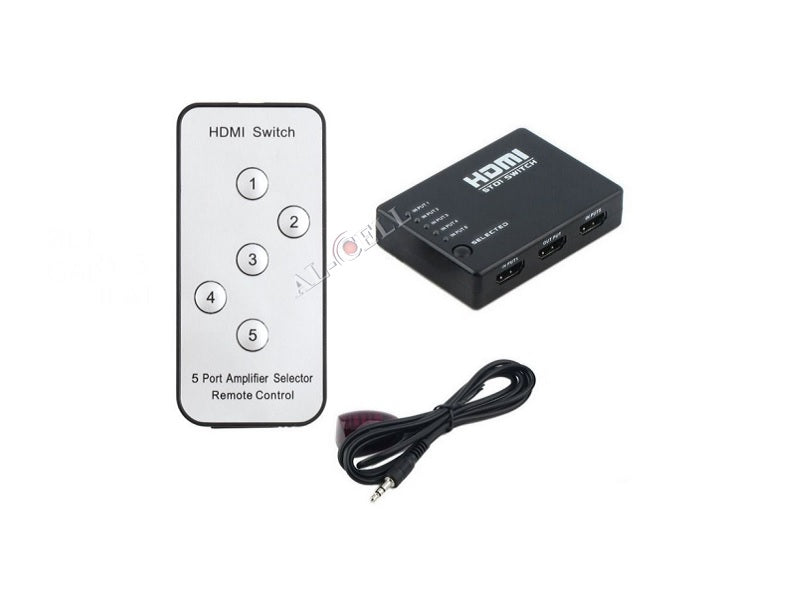 ZATECH 5 Port Hdmi Switch + Remote