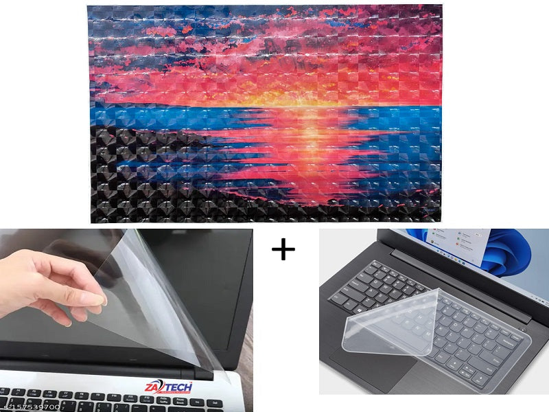 ZATECH Laptop Skin Pack 3 In 1