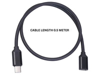 ZATECH Type C Extention Cable 0.5 Mtr