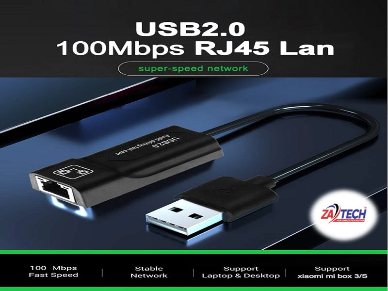 ZATECH Usb Lan Adaptor 2.0 Gigabit