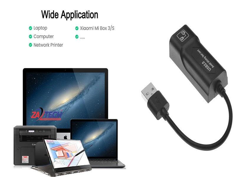 ZATECH Usb Lan Adaptor 2.0 Gigabit