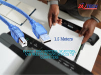 ZATECH Usb Printer Cable 1.5 Mtr
