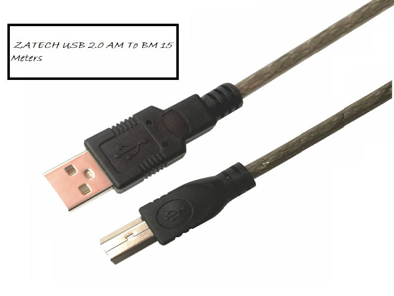 ZATECH Usb Printer Cable 15 Mtr