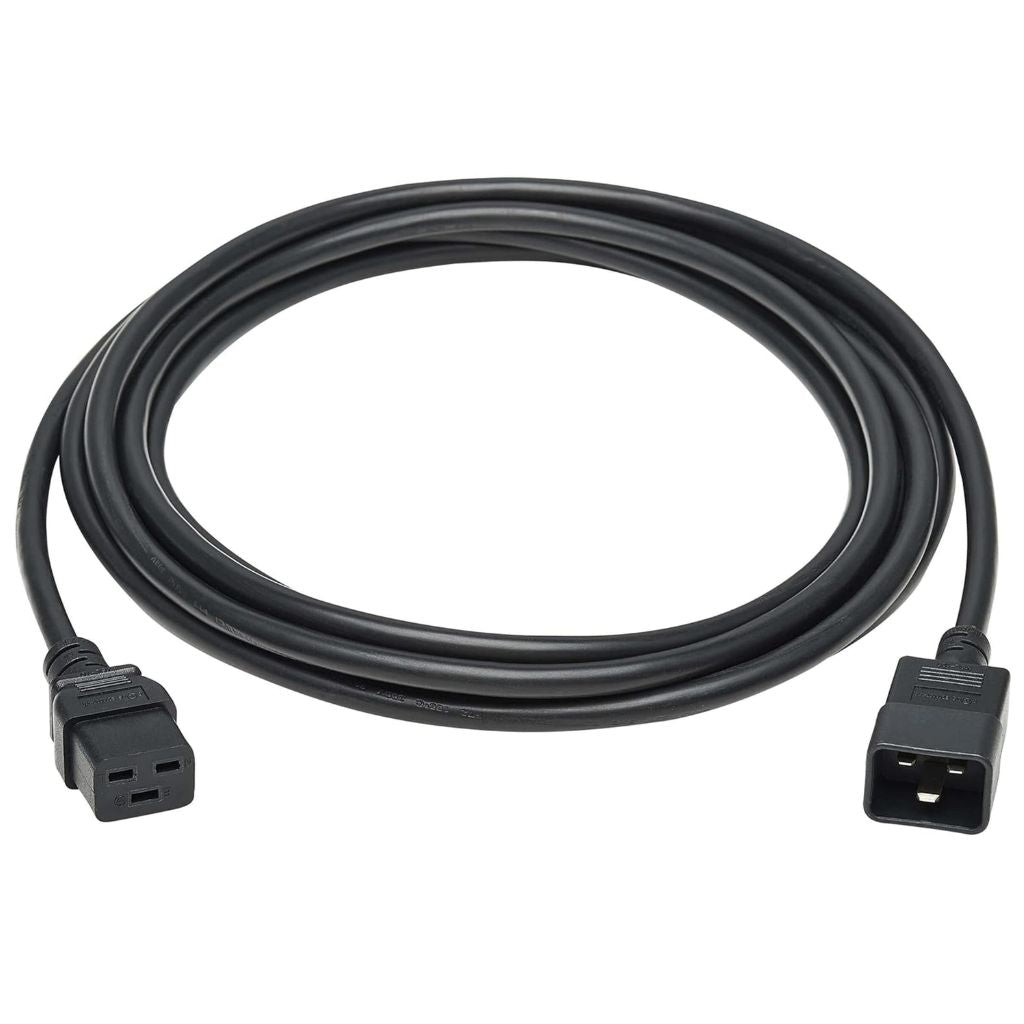ZATECH IEC C19 to C20 UPS power extension cable, 16A 250V heavy duty