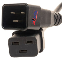 ZATECH C19 to C20 UPS Power Extension Cable - 16A 250V Heavy Duty – view 4