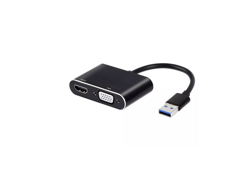 ZATECH Usb 3.0 To Vga + Hdmi Adapter