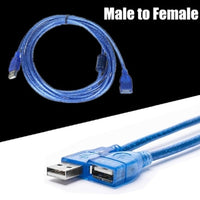 ZATECH Usb 2.0 Male To Female Cable 0.3M
