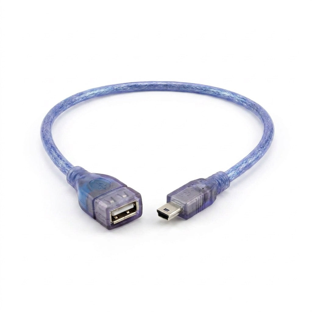 ZATECH ZA-USBC07 USB 2.0 Female to Mini USB V3 OTG Cable - 0.3m