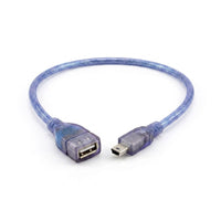 ZATECH ZA-USBC07 USB 2.0 Female to Mini USB V3 OTG Cable - 0.3m